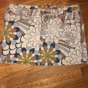 Vintage GUESS stretch denim miniskirt